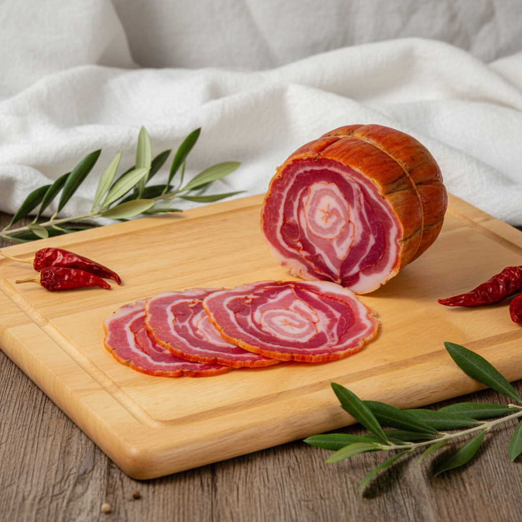Pancetta arrotolata Calabrese – 600g