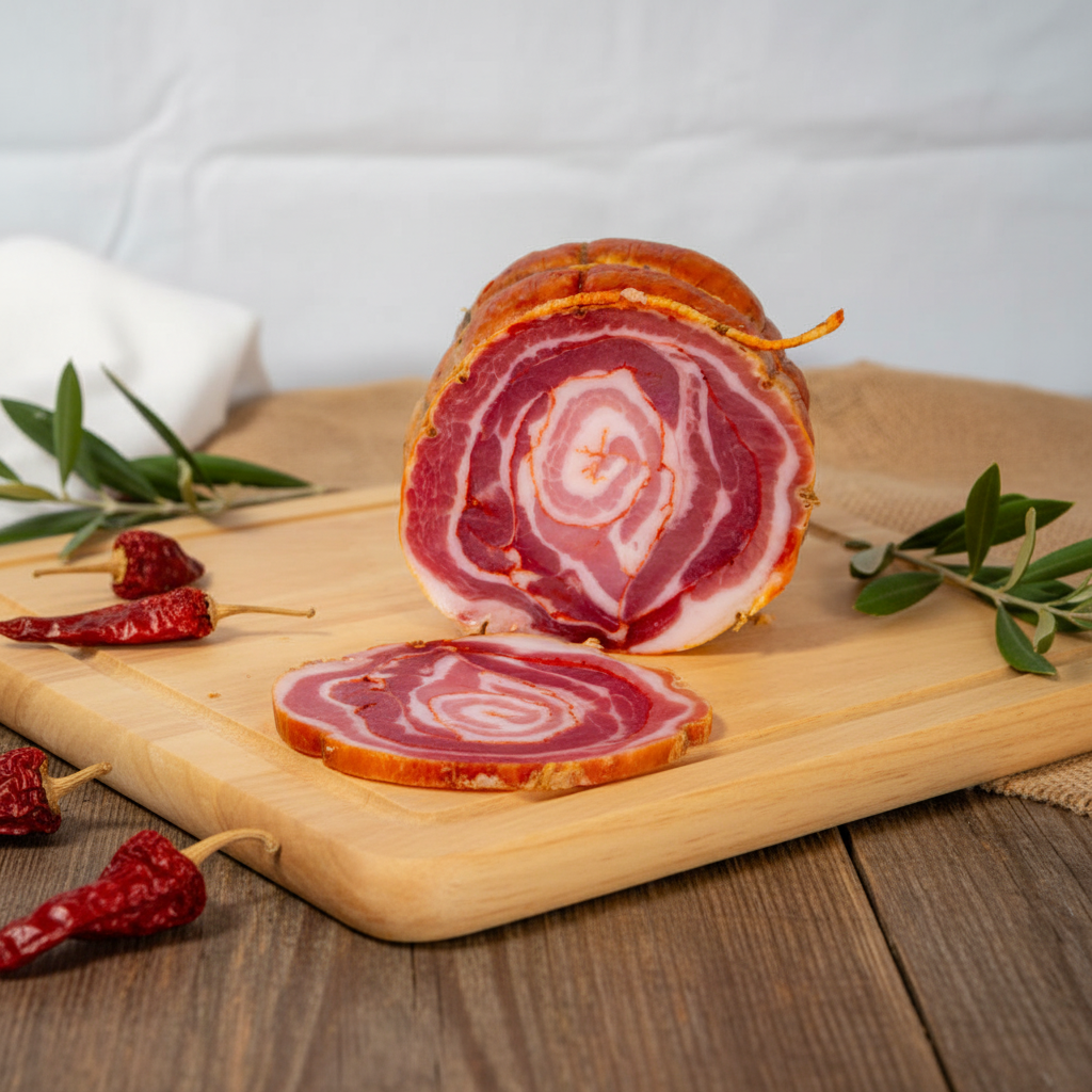 Pancetta arrotolata Calabrese – 600g