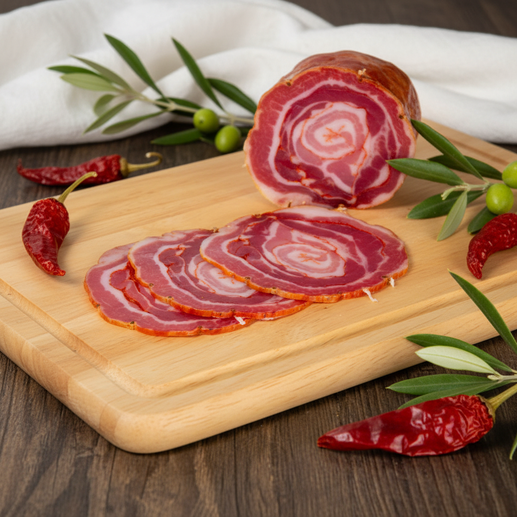 Pancetta arrotolata Calabrese – 600g