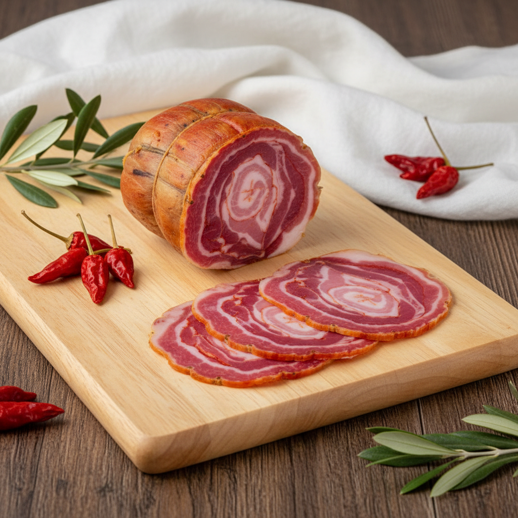 Pancetta arrotolata Calabrese – 600g