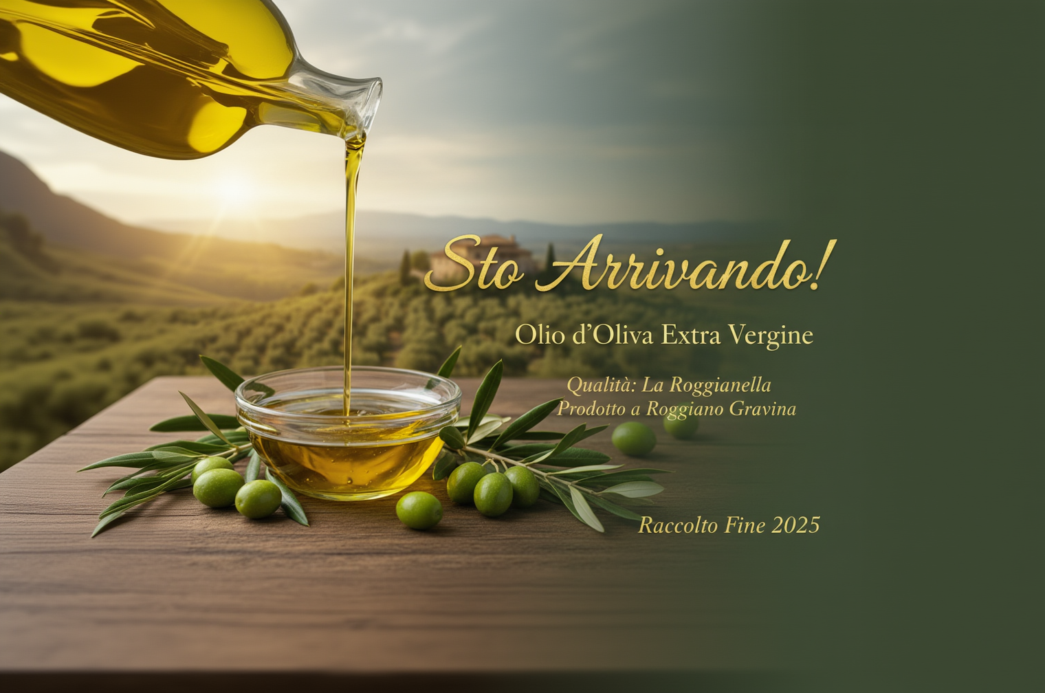 Olio La Roggianella - Sto Arrivando!